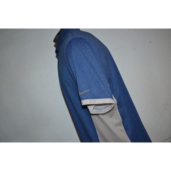 29569 Nike Golf Polo Shirt Blue Polyester Size XL Tour Performance Mens - Picture 6 of 8